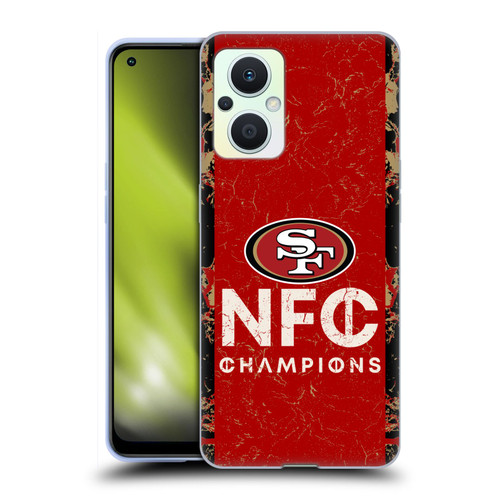 NFL 2024 Division Champions NFC Champ 49ers Soft Gel Case for OPPO Reno8 Lite