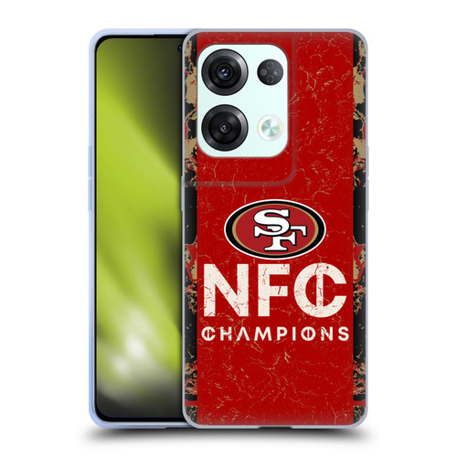 NFL 2024 Division Champions NFC Champ 49ers Soft Gel Case for OPPO Reno8 Pro