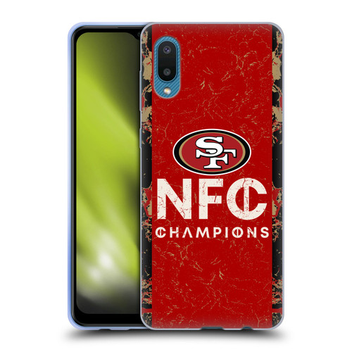 NFL 2024 Division Champions NFC Champ 49ers Soft Gel Case for Samsung Galaxy A02/M02 (2021)