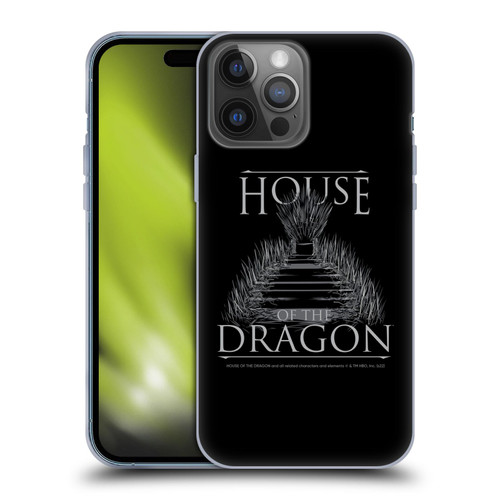 House Of The Dragon: Television Series Graphics Iron Throne Soft Gel Case for Apple iPhone 14 Pro Max