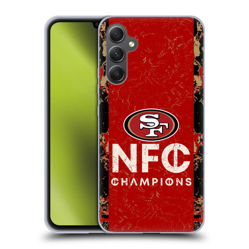 NFL 2024 Division Champions NFC Champ 49ers Soft Gel Case for Samsung Galaxy A34 5G