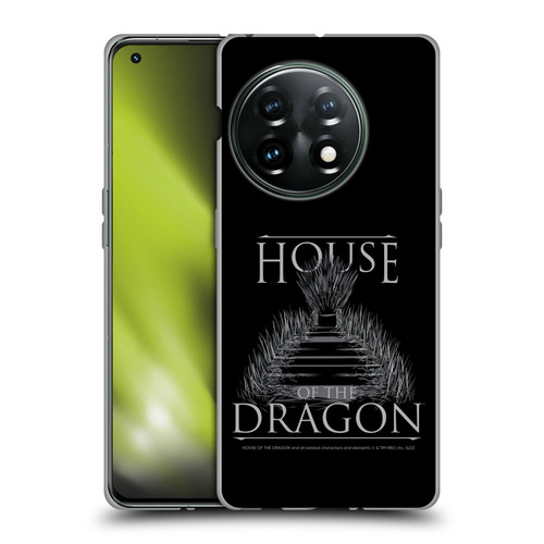 House Of The Dragon: Television Series Graphics Iron Throne Soft Gel Case for OnePlus 11 5G