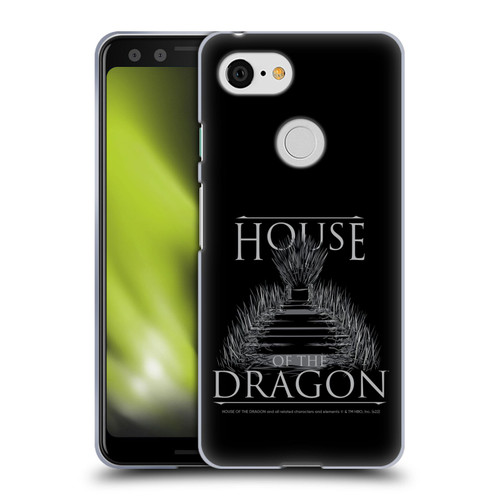 House Of The Dragon: Television Series Graphics Iron Throne Soft Gel Case for Google Pixel 3