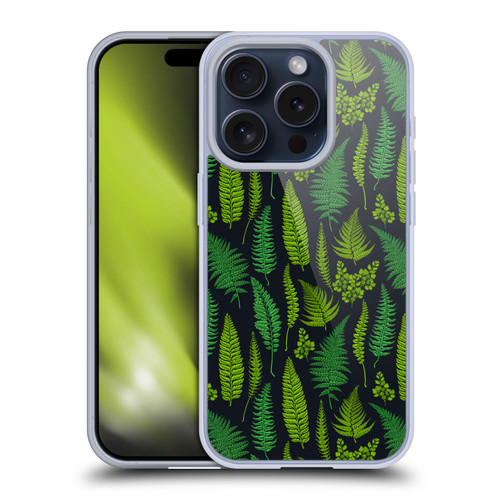 Katerina Kirilova Art Greens Soft Gel Case for Apple iPhone 15 Pro