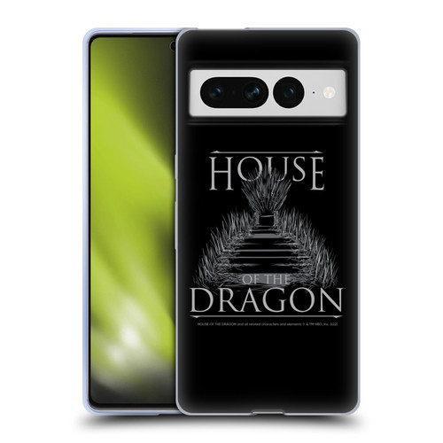 House Of The Dragon: Television Series Graphics Iron Throne Soft Gel Case for Google Pixel 7 Pro