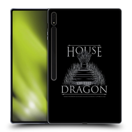 House Of The Dragon: Television Series Graphics Iron Throne Soft Gel Case for Samsung Galaxy Tab S8 Ultra
