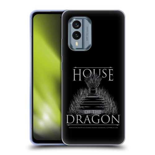 House Of The Dragon: Television Series Graphics Iron Throne Soft Gel Case for Nokia X30