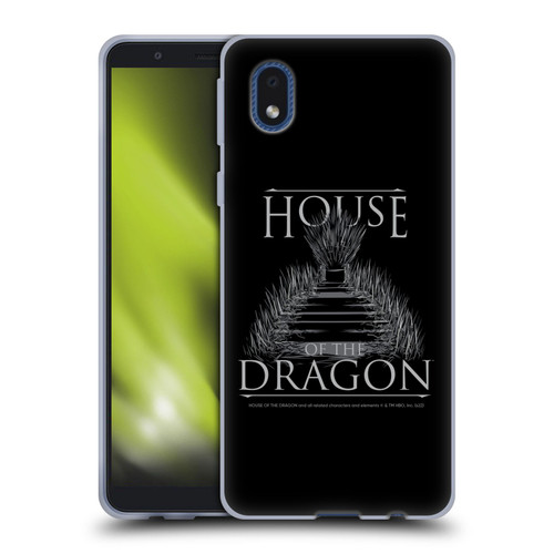 House Of The Dragon: Television Series Graphics Iron Throne Soft Gel Case for Samsung Galaxy A01 Core (2020)