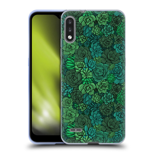 Katerina Kirilova Art Succulent Garden Soft Gel Case for LG K22