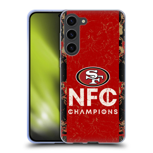 NFL 2024 Division Champions NFC Champ 49ers Soft Gel Case for Samsung Galaxy S23+ 5G