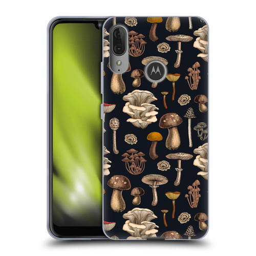 Katerina Kirilova Art Wild Mushrooms Soft Gel Case for Motorola Moto E6 Plus
