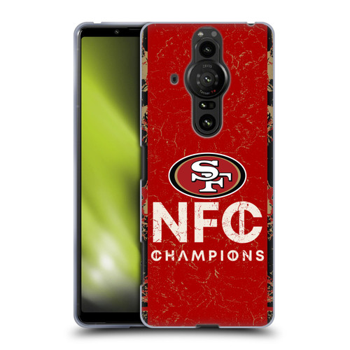 NFL 2024 Division Champions NFC Champ 49ers Soft Gel Case for Sony Xperia Pro-I