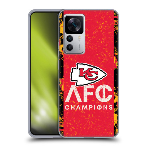 NFL 2024 Division Champions AFC Champ Chiefs Soft Gel Case for Xiaomi 12T 5G / 12T Pro 5G / Redmi K50 Ultra 5G