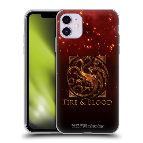 House Of The Dragon: Television Series Key Art Targaryen Soft Gel Case for Apple iPhone 11