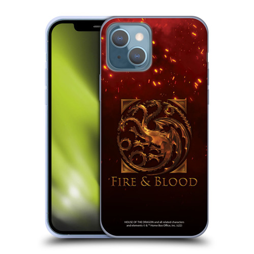 House Of The Dragon: Television Series Key Art Targaryen Soft Gel Case for Apple iPhone 13