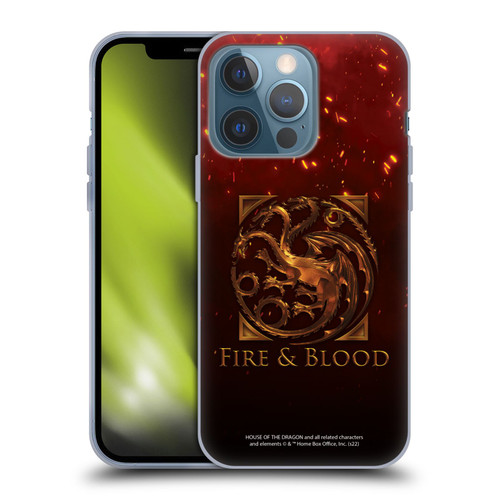 House Of The Dragon: Television Series Key Art Targaryen Soft Gel Case for Apple iPhone 13 Pro