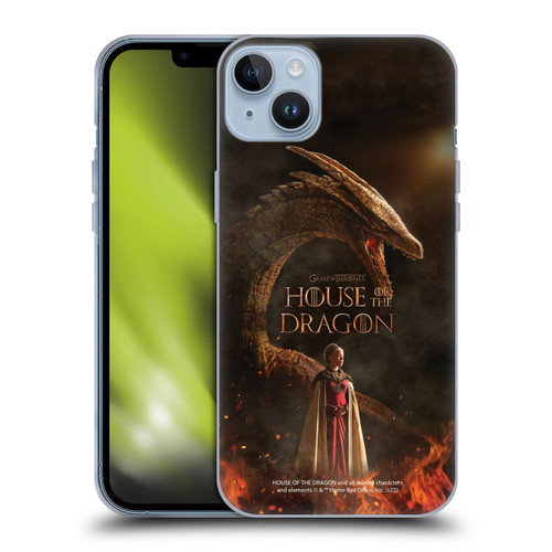 House Of The Dragon: Television Series Key Art Poster 3 Soft Gel Case for Apple iPhone 14 Plus