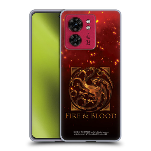 House Of The Dragon: Television Series Key Art Targaryen Soft Gel Case for Motorola Moto Edge 40