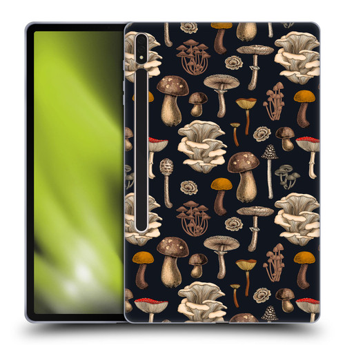 Katerina Kirilova Art Wild Mushrooms Soft Gel Case for Samsung Galaxy Tab S8 Plus