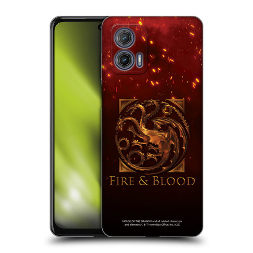 House Of The Dragon: Television Series Key Art Targaryen Soft Gel Case for Motorola Moto G73 5G