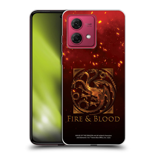 House Of The Dragon: Television Series Key Art Targaryen Soft Gel Case for Motorola Moto G84 5G