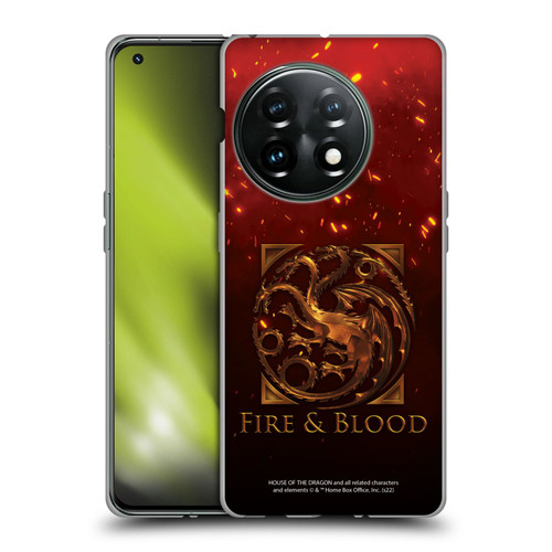 House Of The Dragon: Television Series Key Art Targaryen Soft Gel Case for OnePlus 11 5G