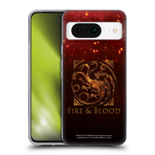 House Of The Dragon: Television Series Key Art Targaryen Soft Gel Case for Google Pixel 8