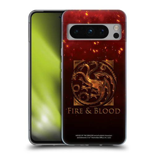 House Of The Dragon: Television Series Key Art Targaryen Soft Gel Case for Google Pixel 8 Pro
