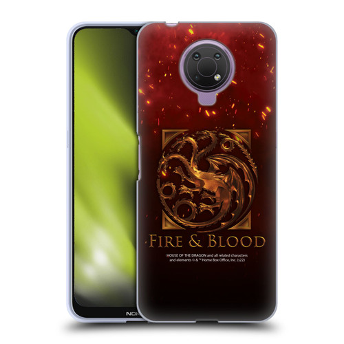 House Of The Dragon: Television Series Key Art Targaryen Soft Gel Case for Nokia G10