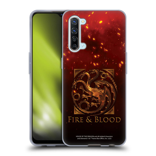 House Of The Dragon: Television Series Key Art Targaryen Soft Gel Case for OPPO Find X2 Lite 5G