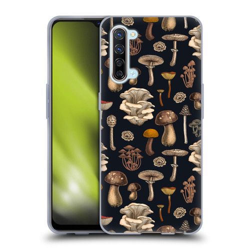 Katerina Kirilova Art Wild Mushrooms Soft Gel Case for OPPO Find X2 Lite 5G