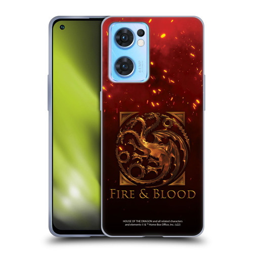 House Of The Dragon: Television Series Key Art Targaryen Soft Gel Case for OPPO Reno7 5G / Find X5 Lite