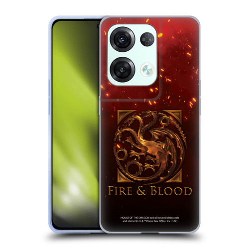 House Of The Dragon: Television Series Key Art Targaryen Soft Gel Case for OPPO Reno8 Pro