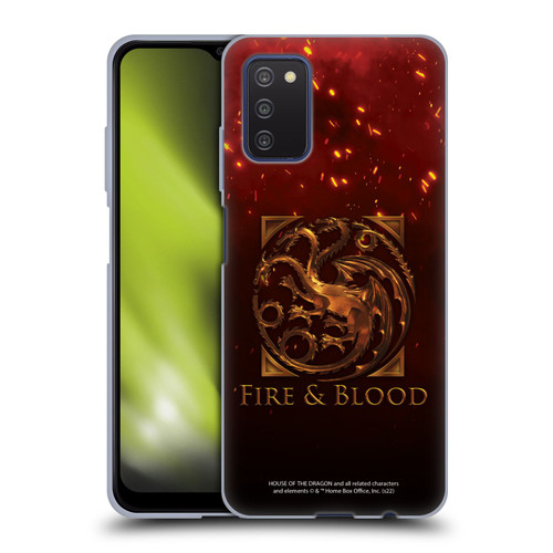 House Of The Dragon: Television Series Key Art Targaryen Soft Gel Case for Samsung Galaxy A03s (2021)