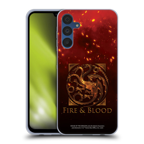 House Of The Dragon: Television Series Key Art Targaryen Soft Gel Case for Samsung Galaxy A15