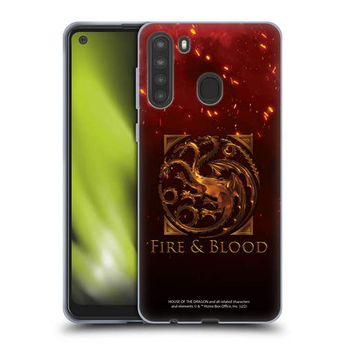House Of The Dragon: Television Series Key Art Targaryen Soft Gel Case for Samsung Galaxy A21 (2020)