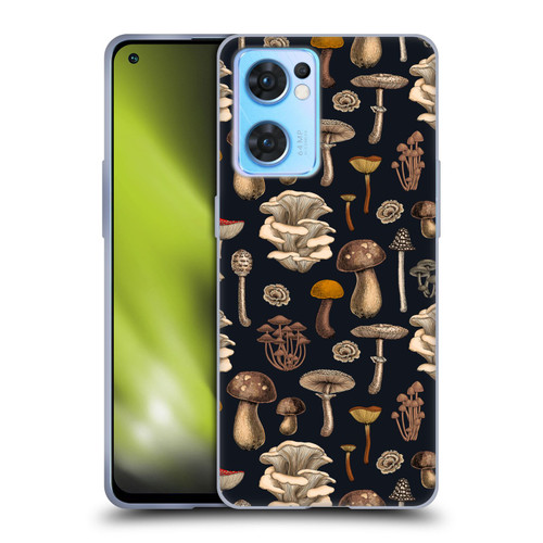 Katerina Kirilova Art Wild Mushrooms Soft Gel Case for OPPO Reno7 5G / Find X5 Lite