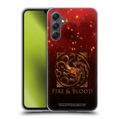 House Of The Dragon: Television Series Key Art Targaryen Soft Gel Case for Samsung Galaxy A34 5G