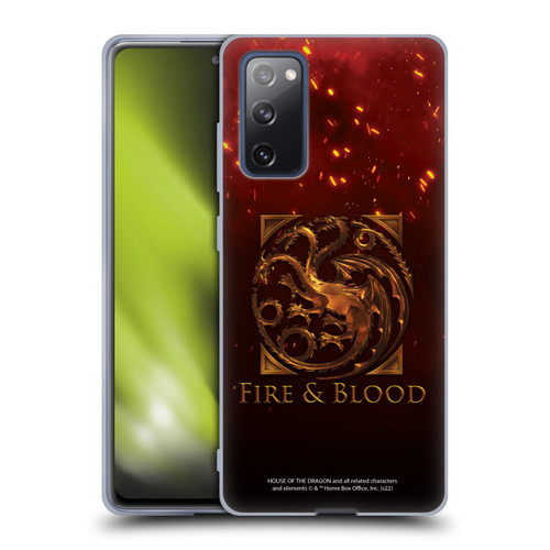 House Of The Dragon: Television Series Key Art Targaryen Soft Gel Case for Samsung Galaxy S20 FE / 5G