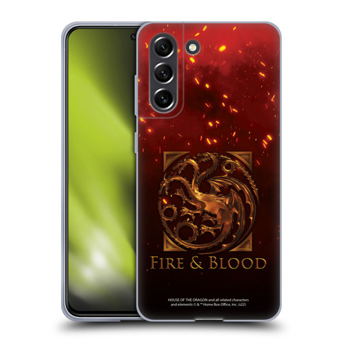 House Of The Dragon: Television Series Key Art Targaryen Soft Gel Case for Samsung Galaxy S21 FE 5G