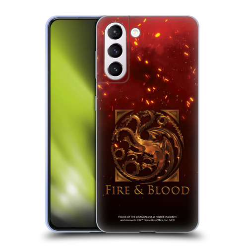 House Of The Dragon: Television Series Key Art Targaryen Soft Gel Case for Samsung Galaxy S21+ 5G