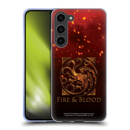 House Of The Dragon: Television Series Key Art Targaryen Soft Gel Case for Samsung Galaxy S23+ 5G