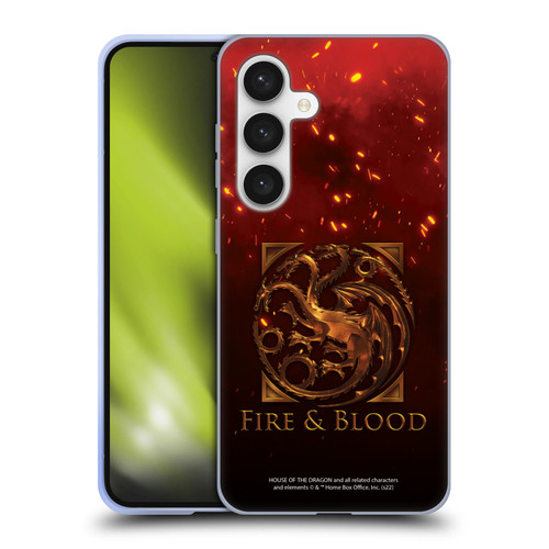 House Of The Dragon: Television Series Key Art Targaryen Soft Gel Case for Samsung Galaxy S24 5G