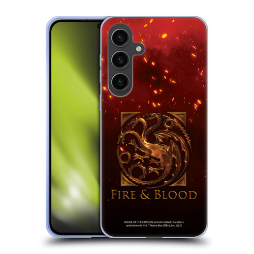 House Of The Dragon: Television Series Key Art Targaryen Soft Gel Case for Samsung Galaxy S24+ 5G