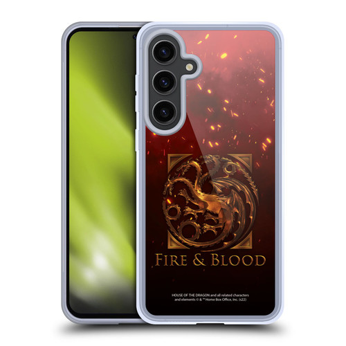 House Of The Dragon: Television Series Key Art Targaryen Soft Gel Case for Samsung Galaxy S24+ 5G