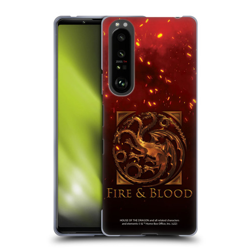House Of The Dragon: Television Series Key Art Targaryen Soft Gel Case for Sony Xperia 1 III