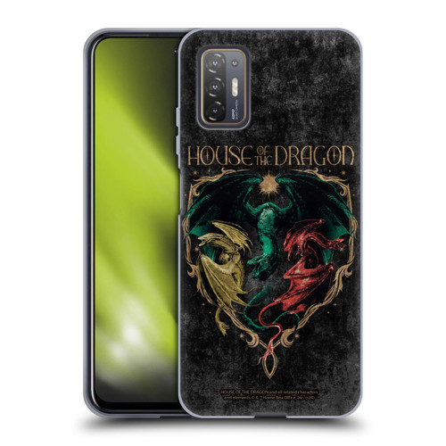 House Of The Dragon: Television Series Season 2 Graphics Dragons Soft Gel Case for HTC Desire 21 Pro 5G