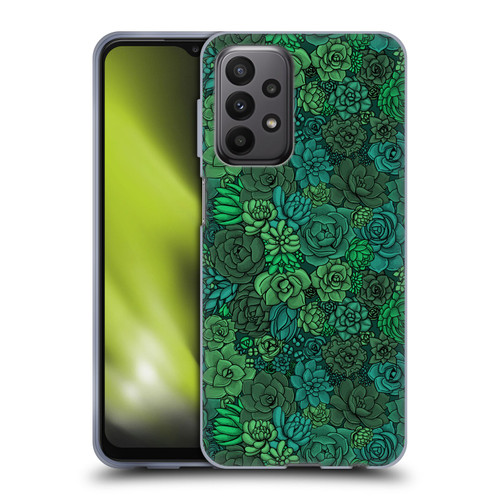 Katerina Kirilova Art Succulent Garden Soft Gel Case for Samsung Galaxy A23 / 5G (2022)