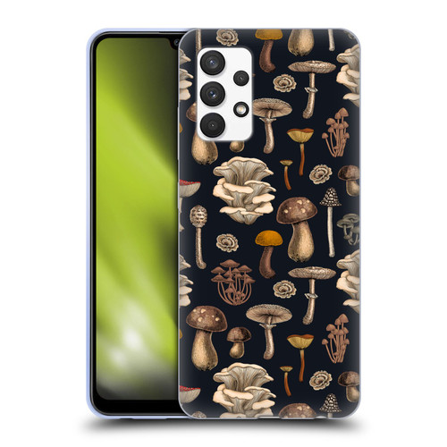 Katerina Kirilova Art Wild Mushrooms Soft Gel Case for Samsung Galaxy A32 (2021)