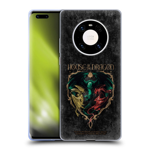 House Of The Dragon: Television Series Season 2 Graphics Dragons Soft Gel Case for Huawei Mate 40 Pro 5G